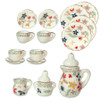 OakridgeStores.com | Aztec - Porcelain Tea Set - 17 Piece - 1:12 Scale Dollhouse Miniature - T2801