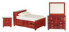 OakridgeStores.com | Aztec - Double Bedroom Furniture Set - Set of 3 - 1:12 Scale Dollhouse Miniature - T3765
