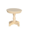 OakridgeStores.com | Aztec - Small Round Victorian Table - Oak - 1" Scale Dollhouse Miniature - T4004