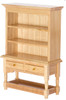 OakridgeStores.com | Aztec - Hutch - Oak Kitchen Cabinet - 1" Scale Dollhouse Miniature - T4360 717425543608