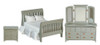 OakridgeStores.com | Aztec - Slat Bedroom Set - 3 Piece, Gray - 1:12 Scale Dollhouse Miniature - T5575