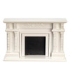 OakridgeStores.com | Aztec - Victorian Fireplace - White - 1" Scale Dollhouse Miniature - T5641