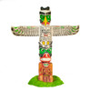 OakridgeStores.com | Aztec - Small Totem Pole - 1" Scale Dollhouse Miniature Decor - T8420