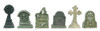 OakridgeStores.com | Aztec - Halloween Tombstones, 6 Piece Set - 1" Scale Dollhouse Miniature - T8607