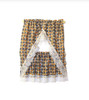 OakridgeStores.com | Barbara Obrien - Kitchen Curtains: Country Square - 1 Scale Dollhouse Miniature - 51607 731851516074
