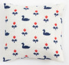 OakridgeStores.com | Barbara Obrien - Pillow - White with Navy Blue Ducks - 1:12 Scale Dollhouse Miniature - 80024 731851800241