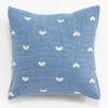 OakridgeStores.com | Barbara Obrien - Country Blue Pillow with White Hearts - 1:12 Scale Dollhouse Miniature - 80025 731851800258