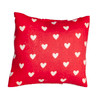 OakridgeStores.com | Barbara Obrien - Red Pillow with White Hearts - 1:12 Scale Dollhouse Miniature - 80029 731851800296