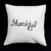 OakridgeStores.com | Barbara Obrien - Pillow - Ecru Thankful - Bedroom Accessory - 1" Scale Dollhouse Miniature - 80041 731851800418