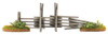 OakridgeStores.com | Creative Accents - CABL - Cedar Fence End - 1" Scale Dollhouse Miniature - 0393 783970800473