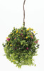 OakridgeStores.com | Creative Accents - CABL - Hanging Basket - Love You Hot Pink, Large - 1 Scale Dollhouse Miniature Plant - HBL34 783970803375