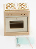 OakridgeStores.com | Classics Dollhouse - Modern Stove - Unfinished Kitchen Stove - 1:12 Scale Dollhouse Miniature - 08626 731851086263