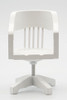 OakridgeStores.com | Classics Dollhouse - Swivel Desk Chair - White - 1" Scale Dollhouse Miniature - 10833 731851108330