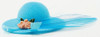 OakridgeStores.com | International Miniatures - Ladies Hat with Feather, Turquoise - 1:12 Scale Dollhouse Miniature - 65181 731851651812