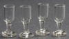 OakridgeStores.com | International Miniatures - Glass Stemware, 4 Piece Set - 1" Scale Dollhouse Miniature - 65359 731851653595
