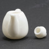 OakridgeStores.com | International Miniatures - Porcelain Teapot with Lid - White - 1:12 Scale Dollhouse Miniature - 65696 731851656961