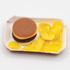 OakridgeStores.com | LA Artisan Miniatures - Hamburger with Chips - 1" Scale Dollhouse Miniature Food - 119