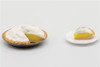 OakridgeStores.com | LA Artisan Miniatures - Lemon Pie and Slice - 1:12 Scale Dollhouse Miniature - 122