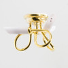 OakridgeStores.com | Miniature House - 3-Light Modern Ceiling Light - Brass, 12 Volt - 1:12 Scale Dollhouse Miniature Light - 14051 783970140517