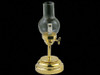 OakridgeStores.com | Miniature House - LED Battery Hurricane Table Light w/ Wand, Brass, 3 Volt - 1:12 Scale Dollhouse Miniature Light - 51001 783970510013