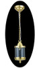 OakridgeStores.com | Miniature House - LED Battery Bird Cage Hanging Light with Wand, Brass - 1:12 Scale Dollhouse Miniature Light - 55027 783970550279