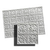 OakridgeStores.com | World Miniatures - White Ceiling 3D - Half Scale (1:24) Dollhouse Miniature Building Material - 24923