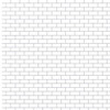 OakridgeStores.com | World Miniatures - Subway Tile, White - 1" Scale Dollhouse Miniature - 34978W