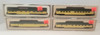 RESALE SHOP - Con-cor N Scale Lot of 4 Chicago and NW "Smooth" Passenger Cars (READ) - SHGU-CHINWLOT-LN5399
