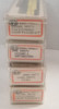RESALE SHOP - Con-cor N Scale Lot of 4 Chicago and NW "Smooth" Passenger Cars (READ) - SHGU-CHINWLOT-LN5399