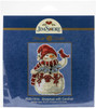 OakridgeStores.com | Mill Hill - Snowman With Cardinal - Counted Cross Stitch Kit by Jim Shore - JS201914 098063590828