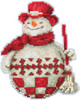 OakridgeStores.com | Mill Hill - Nordic Snowman - Counted Cross Stitch Kit by Jim Shore - JS201916 098063590842