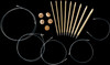 OakridgeStores.com | Clover - Takumi Bamboo Interchangeable Tunisian Crochet Hook Set - 3684 051221736841