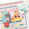 OakridgeStores.com | Pink Paislee - Strips w/ Matte Gold Foil - Paige Evans Turn The Page - Washi Sticker Sheets 3/Pkg - 310573 718813105736