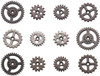 OakridgeStores.com | Tim Holtz - Idea-ology Metal Mini Gears, Antique Nickel, Brass & Copper - Embellishments - TH93012 040861930122
