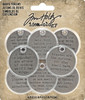 OakridgeStores.com | Tim Holtz - Advantus - Idea-ology Metal Quote Tokens, 1.25 x 1.25 inches, 8/Pkg - TH93691 040861936919