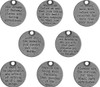 OakridgeStores.com | Tim Holtz - Advantus - Idea-ology Metal Quote Tokens, 1.25 x 1.25 inches, 8/Pkg - TH93691 040861936919