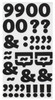 OakridgeStores.com | American Crafts - Eric - Black - Thickers Foam Alpha Stickers, 163 pcs - 370556 718813705561