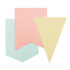 OakridgeStores.com | We R Makers - Banner Punch Board - Paper Craft Tool for Pennant, Flag & Crest Banners - 662565 633356625650