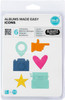 OakridgeStores.com | We R Makers - Icons - Albums Made Easy - Cutting Dies Set, 6 pcs - 03813-9 633356038139