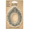 OakridgeStores.com | Tim Holtz - Advantus - Idea-ology Metal Baroque Frames, Antique Nickel 2.25 x 3 inches, 2/Pkg - Embellishments - TH93267 040861932676