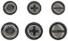 OakridgeStores.com | Tim Holtz - Advantus - Machinery Heads - Idea-ology Metal Adornments 6/Pkg - TH94038 040861940381