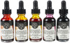 OakridgeStores.com | American Crafts - Kelly Creates Liquid Watercolor Set - Poppy, Orange, Deep Yellow, Rose & Black - 5 Bottles - 354717 718813547178