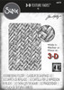 OakridgeStores.com | Tim Holtz - Sizzix - Intertwined - 3D Texture Fades Embossing Folder by Tim Holtz - 664759 630454267140