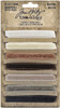 OakridgeStores.com | Tim Holtz - Idea-ology - Neutral Velvet Trims Set - 7 Colors - TH94114 040861941142