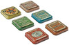 OakridgeStores.com | Tim Holtz - Idea-ology Tin Tops - Vintage Metal Embellishments 6/Pkg - TH94128 040861941289