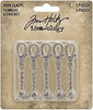 OakridgeStores.com | Tim Holtz - Advantus - Idea-ology Metal Hook Clasps - 5/Pkg - TH94133 040861941333