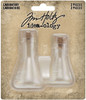 OakridgeStores.com | Tim Holtz - Advantus - Idea-ology Small Corked Glass Flasks, 2 to 2.375 inches, 2/Pkg - Embellishments - TH94144 040861941449