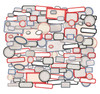OakridgeStores.com | Tim Holtz - Labels - Idea-ology Ephemera Snippets - 120 Die-Cut Pieces - TH94188 040861941883