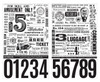 OakridgeStores.com | Tim Holtz - Advantus - Eccentric - Idea-Ology Remnant Rubs Rub-Ons 4.75 x 7.75 inches 2/Pkg - TH94237 040861942378