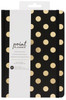 OakridgeStores.com | American Crafts - Point Planner - Black with Gold Dots Perfect Bound Planner - Dot Grid, 120 Sheets, 6 x 8.25 inches - 99001338 718813921824